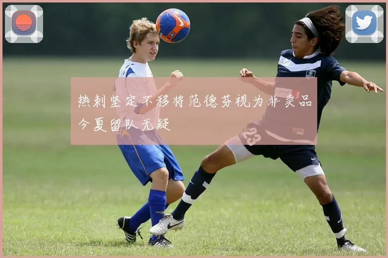 热刺坚定不移将范德芬视为非卖品今夏留队无疑